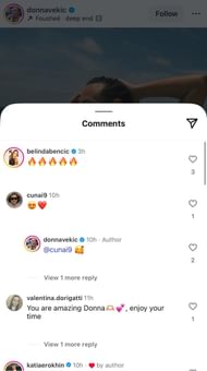 Comments section